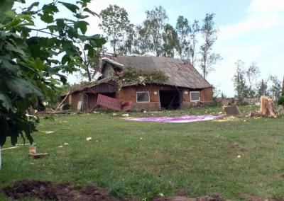 Viesulo padariniai Šiaulių rajone. Šiaulių r. savivaldybės nuotr.