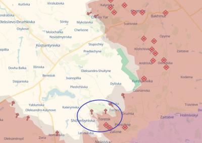 Okupantams iš Rusijos prireikė daugiau nei vienerių metų, kol sugebėjo užimti beveik visą Torecką.