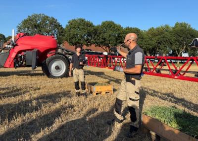 Atnaujintas Kverneland purkštuvas.